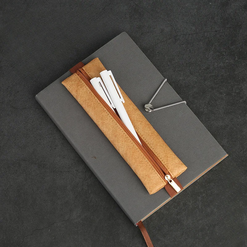 Leather Work Notepad - 1pcs Adjustable Elastic Band Pen Holder,