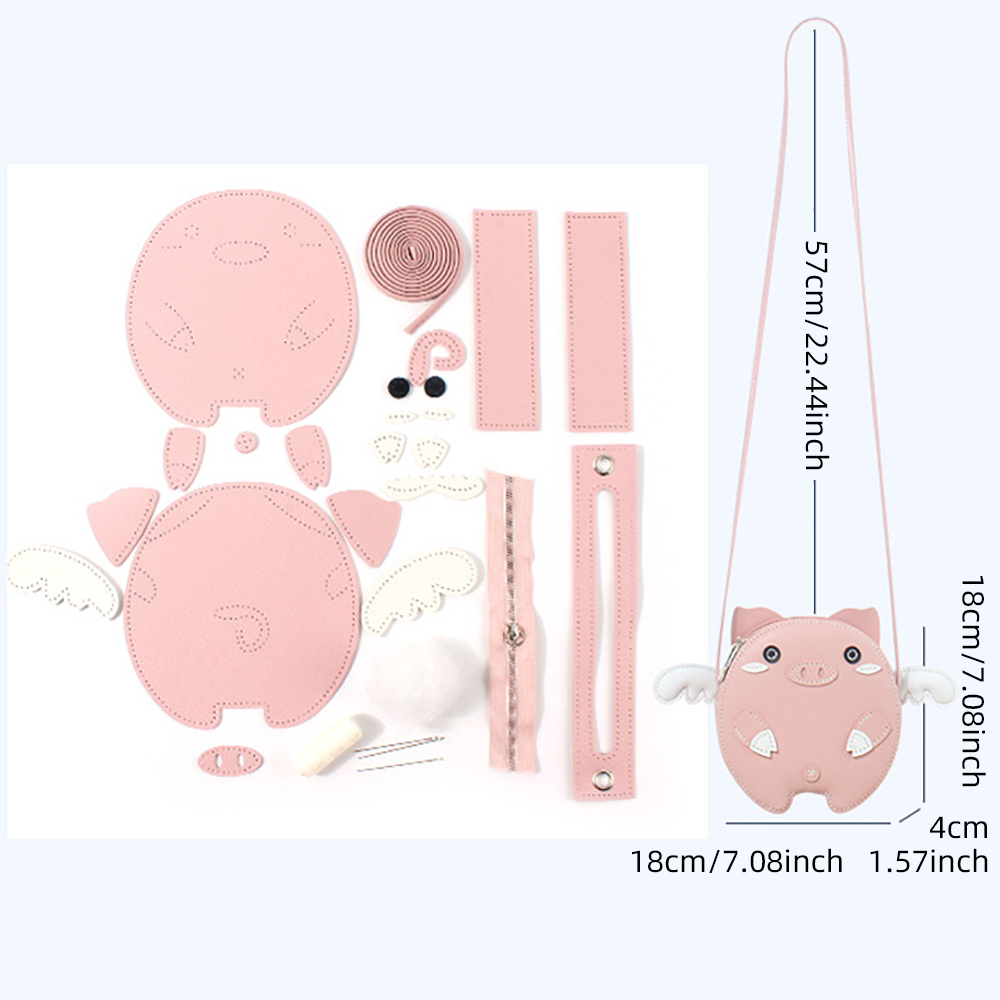 Leatherwork Embossing - 1set Faux Leather Pieces Materials, DIY