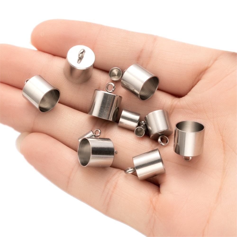 20pcs Tube End Caps Stainless  - Leatherwork Beginner recension och pris