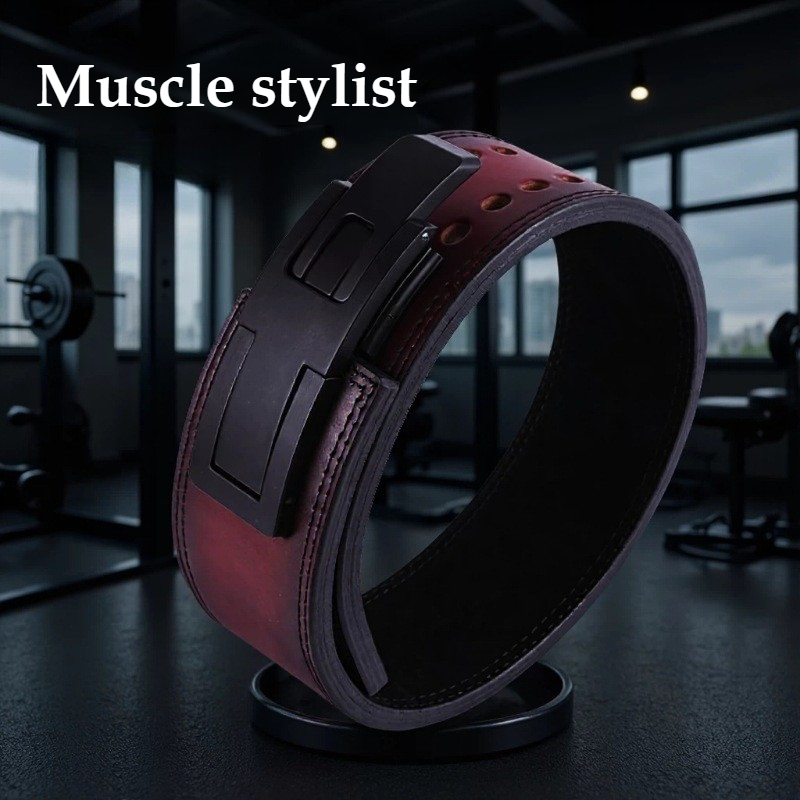 Weightlifting Belt Full Grain  - Leather Workout Belt recension och pris