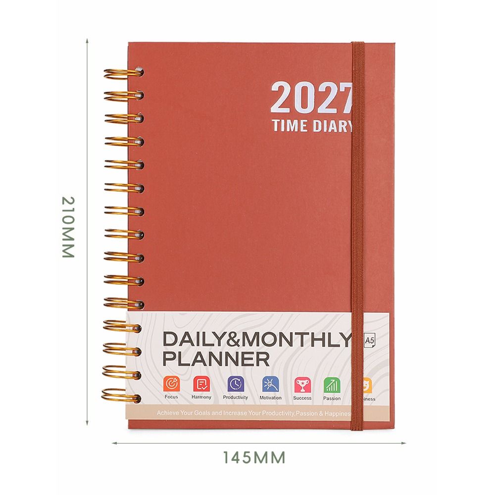 New A5 2027 Schedule Planner E - Leather Work Notepad recension och pris