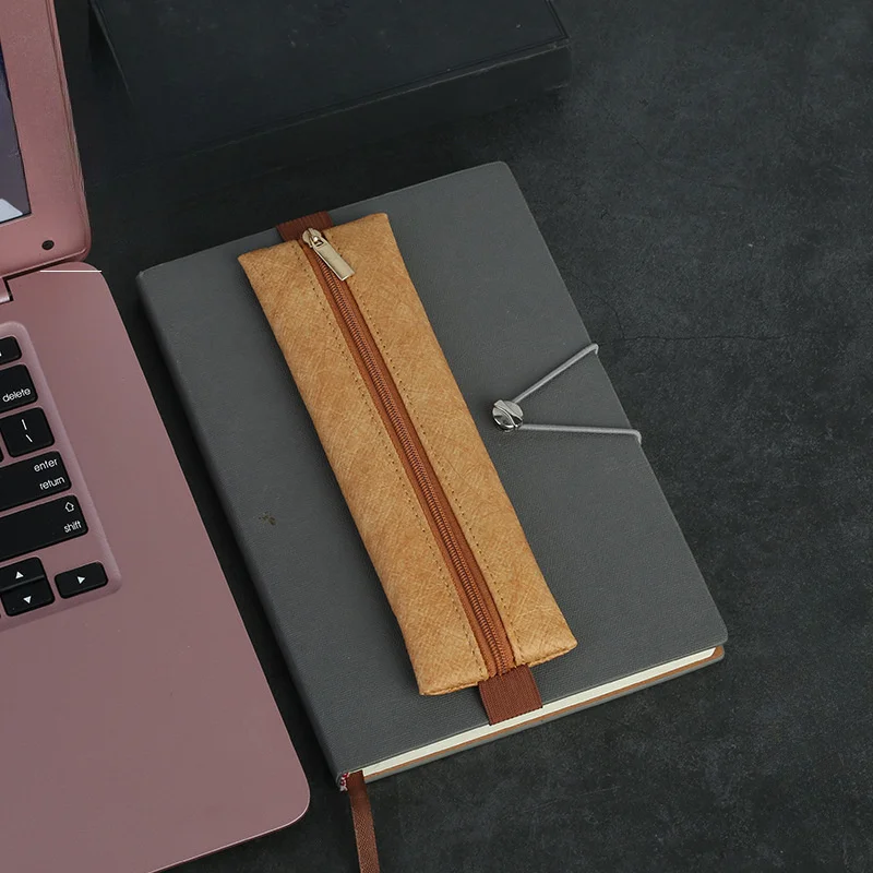 1pcs Adjustable Elastic Band P - Leather Work Notepad recension och pris