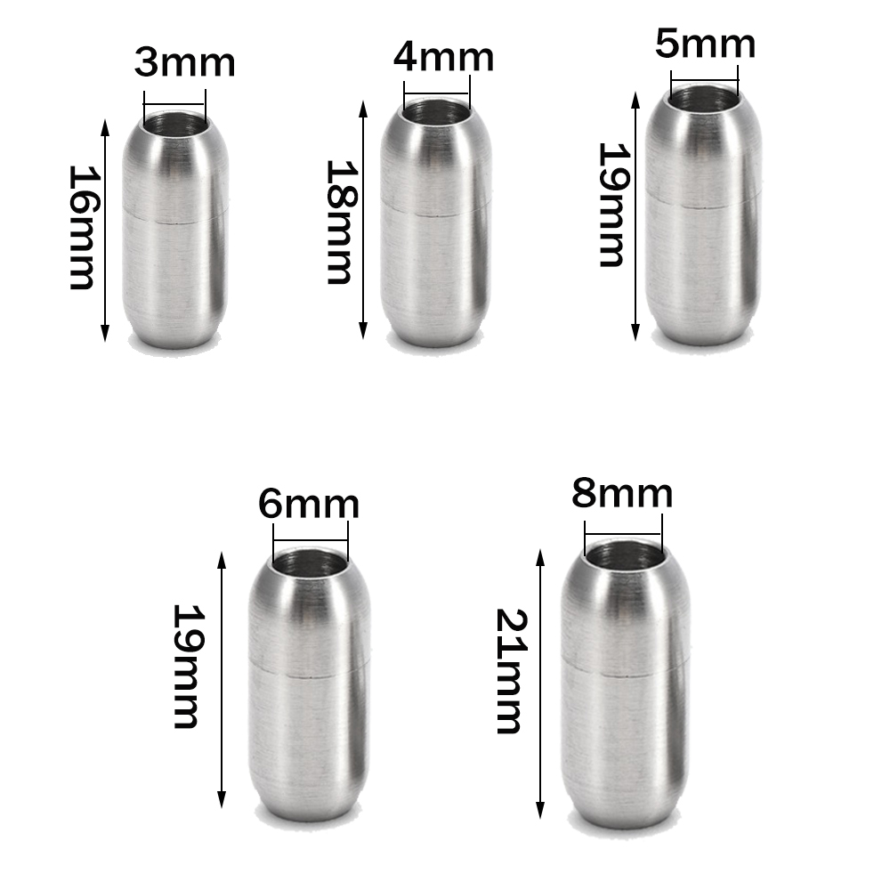 2pcs Stainless Steel Magnetic  - Leatherwork Beginner recension och pris