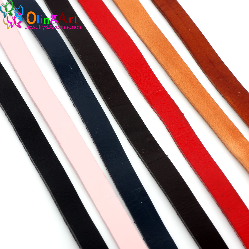 OlingArt 10*2mm 1Yard/Lot Mult - Leatherwork Beginner recension och pris