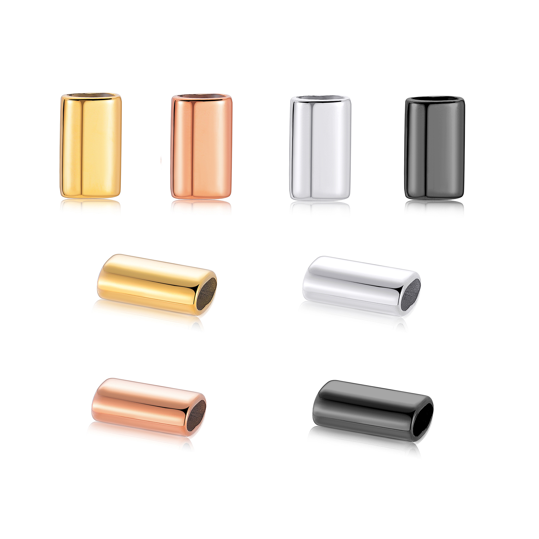 6PCS Stainless Steel Charm Sli - Leatherwork Beginner recension och pris