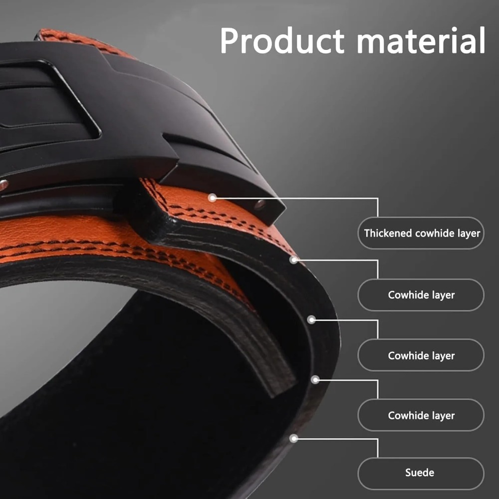 Genuine Leather Weightlifting  - Leather Workout Belt recension och pris