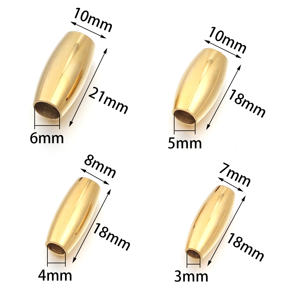 2pcs 3 4 5 6mm Stainless Steel - Leatherwork Beginner recension och pris