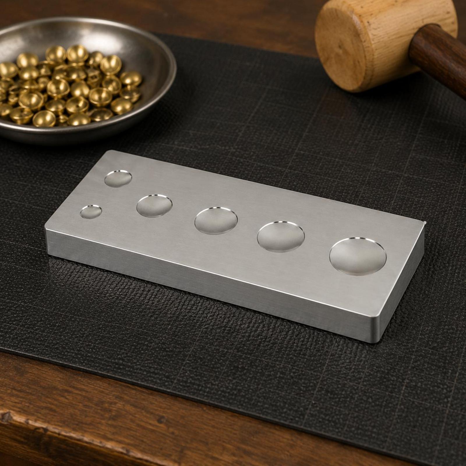 Snap Rivet Setter Base Multi-U - Leatherworker Block recension och pris