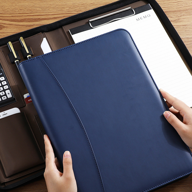 Multifunctional A4/A5 PU Leath - Leather Work Folder recension och pris