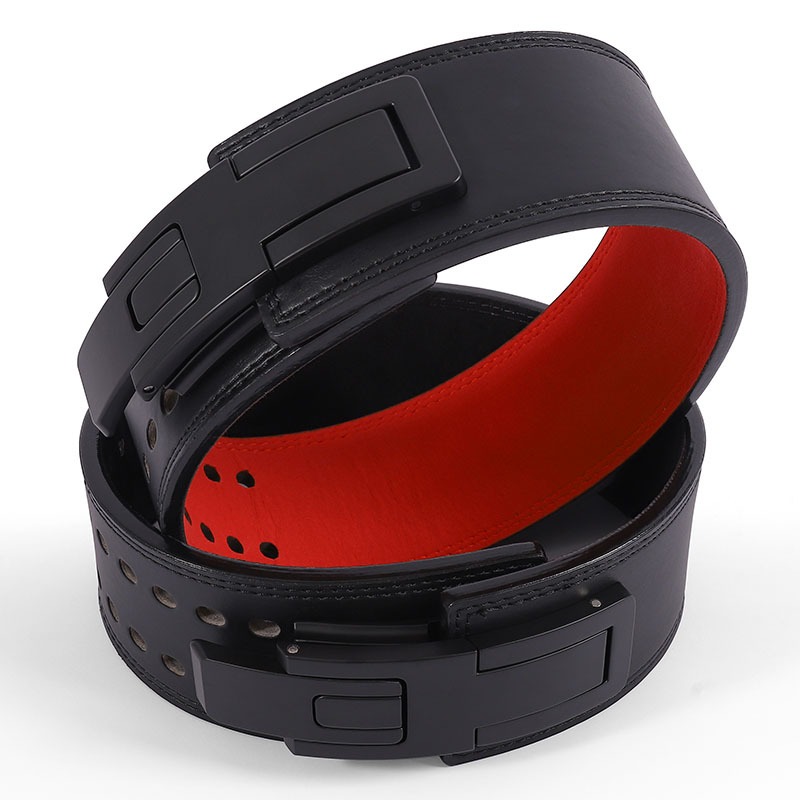 Weightlifting Belt Cowhide Lea - Leather Workout Belt recension och pris