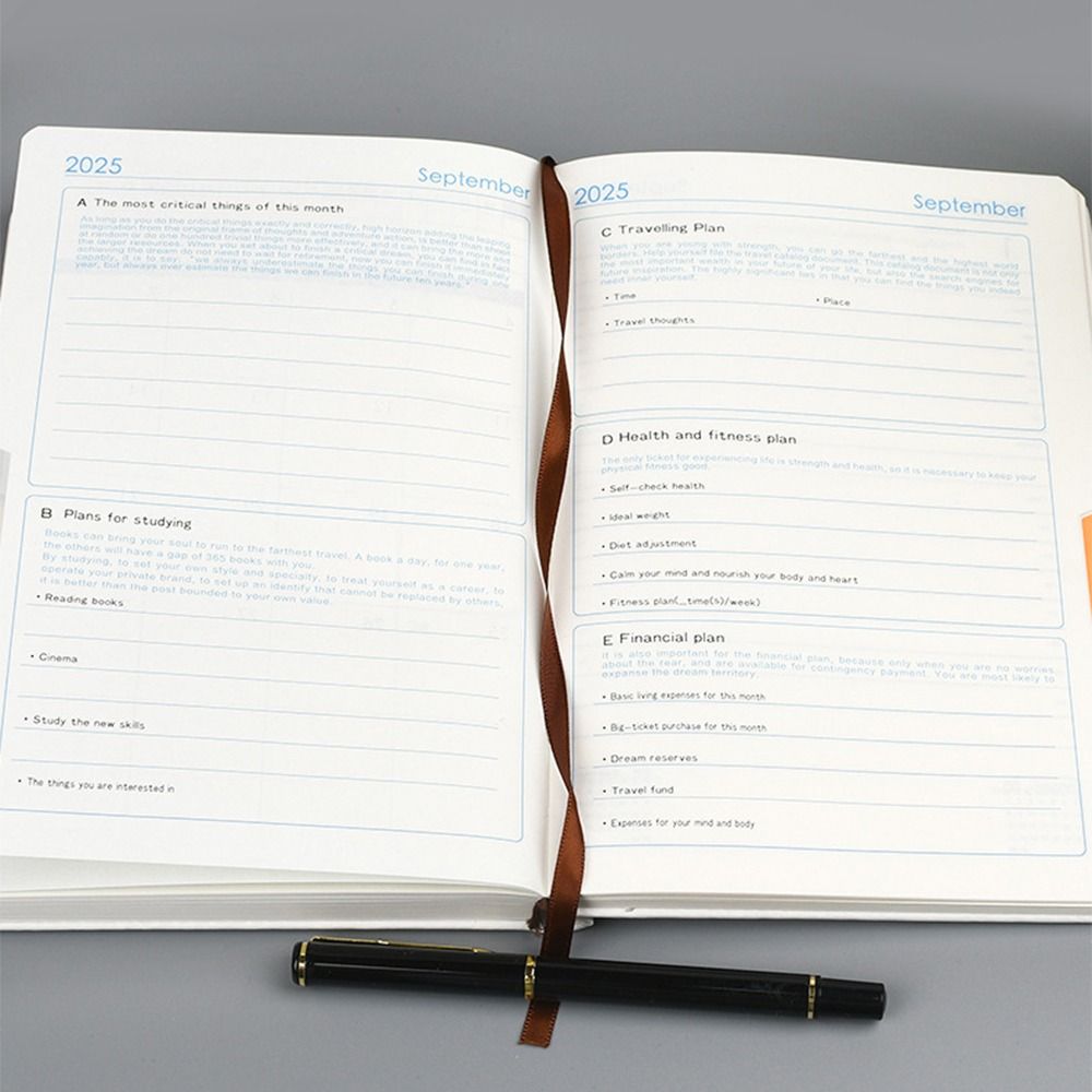 Yearly Schedule 2025 Notebook  - Leatherwork Plans recension och pris