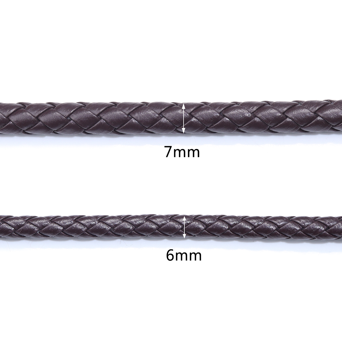 5 Yards/lot 6/7mm Braided Leat - Leatherwork Beginner recension och pris