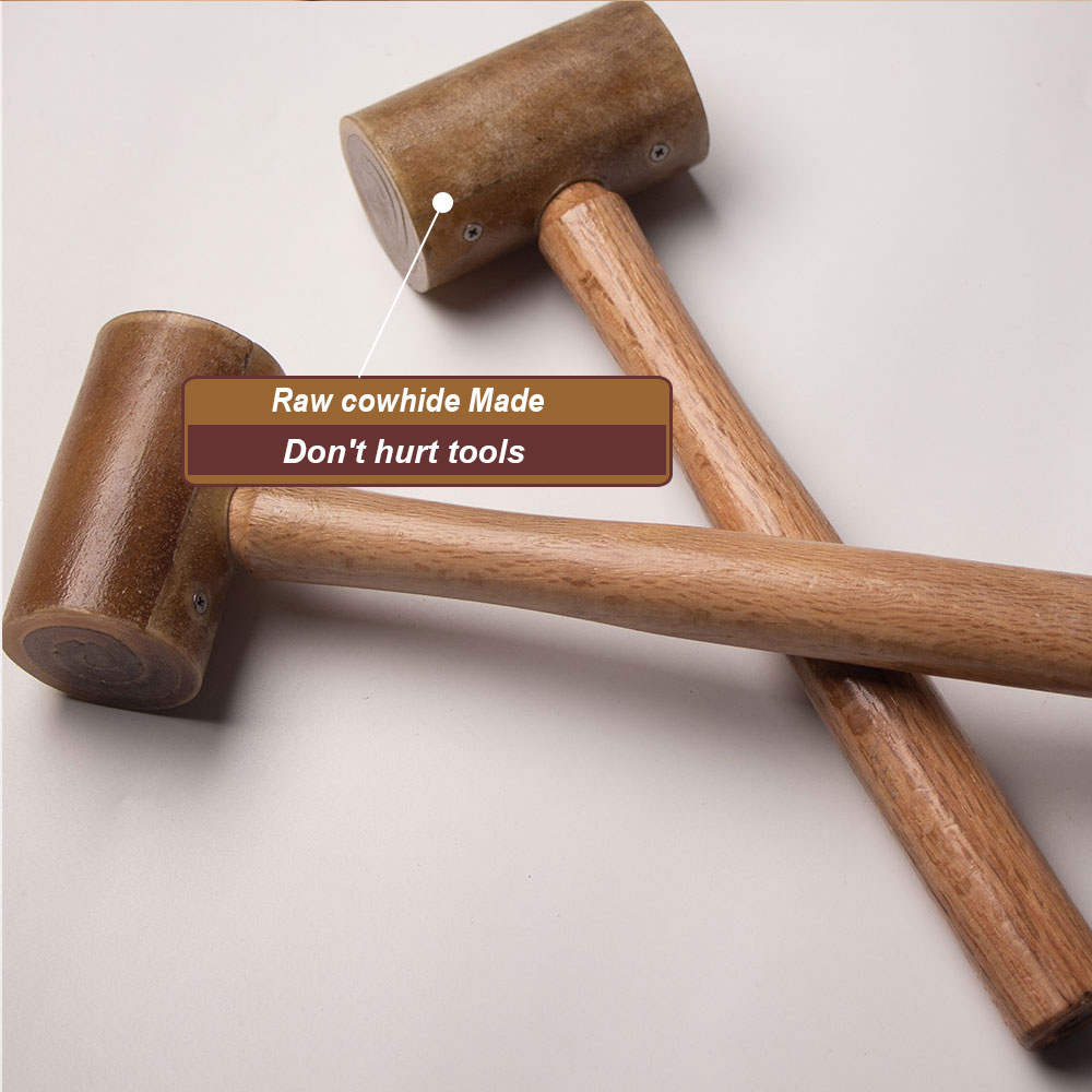 Rawhide Head Mallet Leather Ca - Mallet Rawhide Craft recension och pris