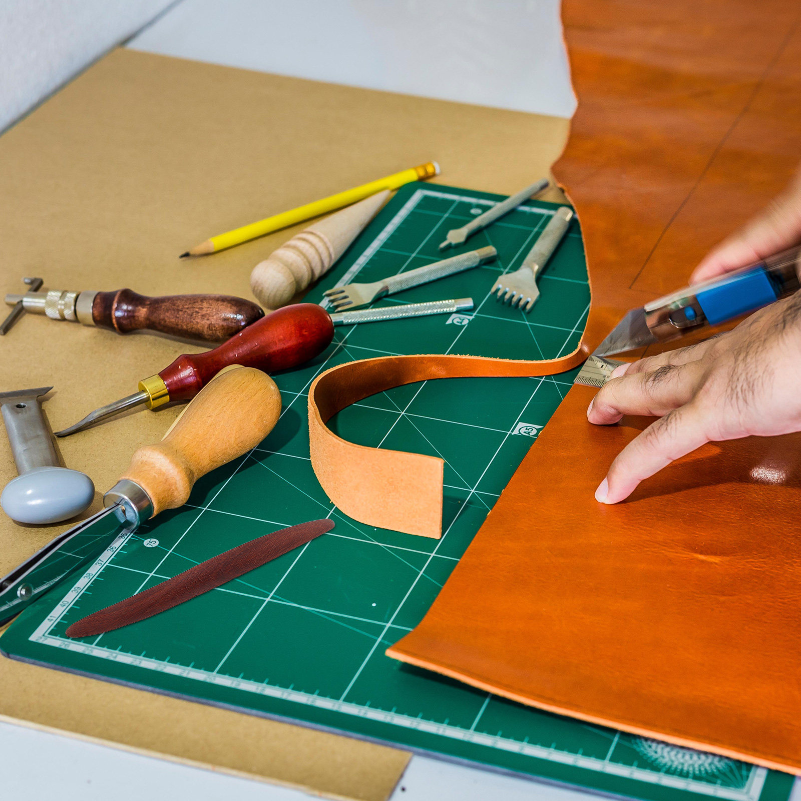 2Pcs Crafting Precision Tools  - Leatherwork Edge Beveler recension och pris
